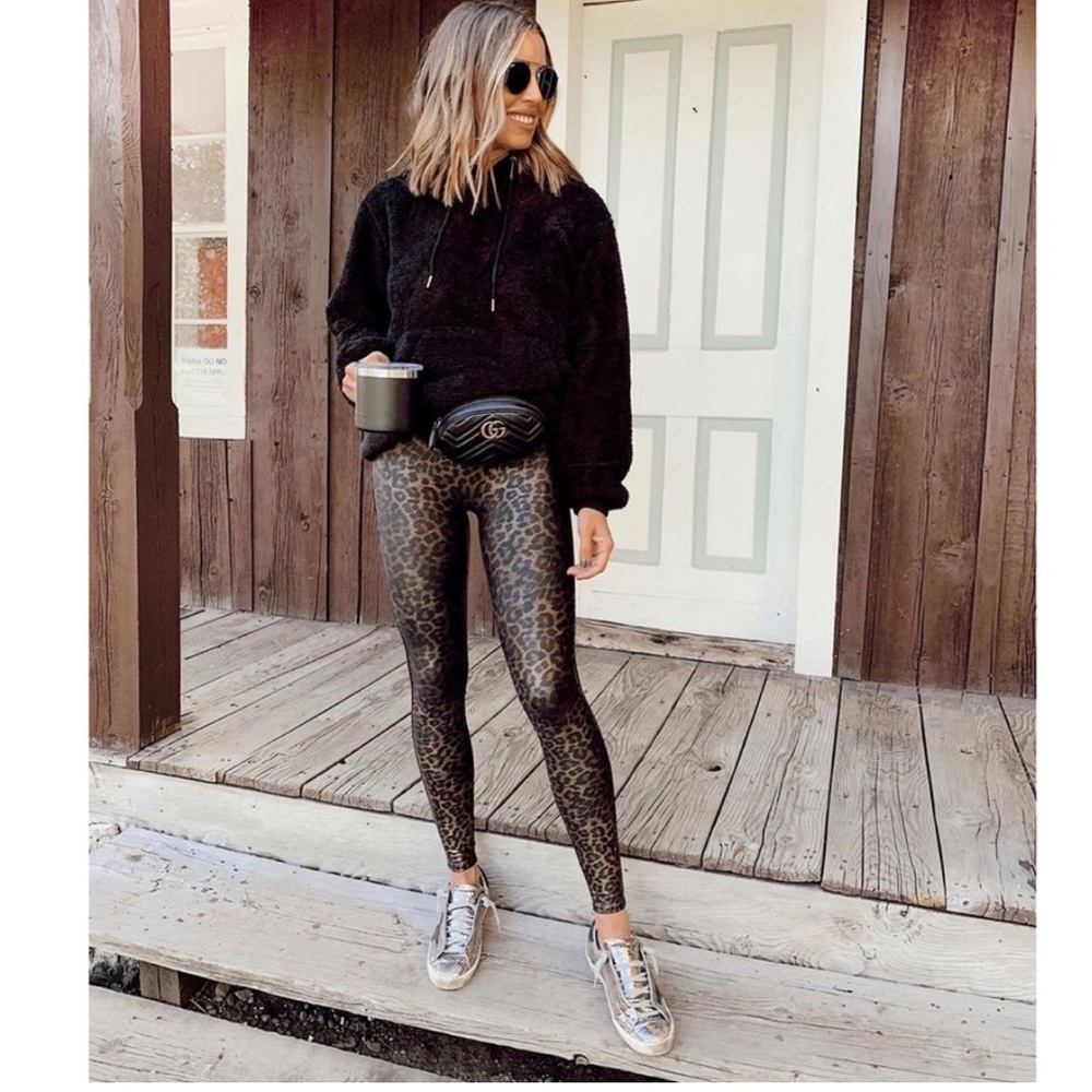 SPANX Leopard Print Leggings